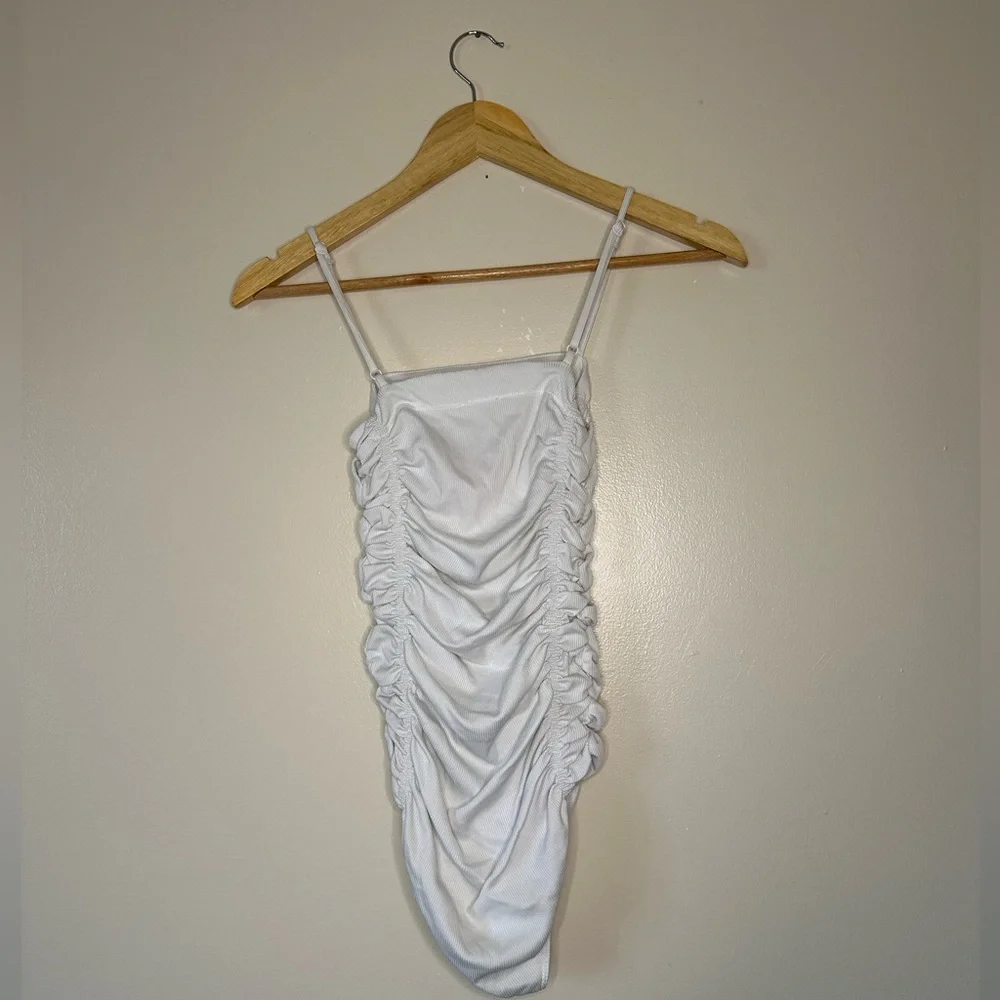 Free People Intimately On your Side White Bodysuit Size XS